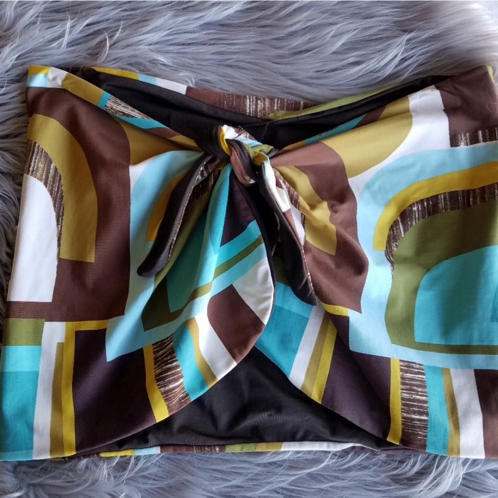 3/$25 W Swim Colorblock Top OS
